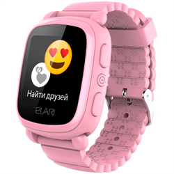 Детские часы Elari Kidphone 2, розовые - фото 5330