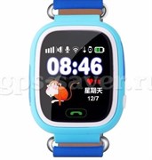 Часы Q90 с телефоном и GPS цвет голубой